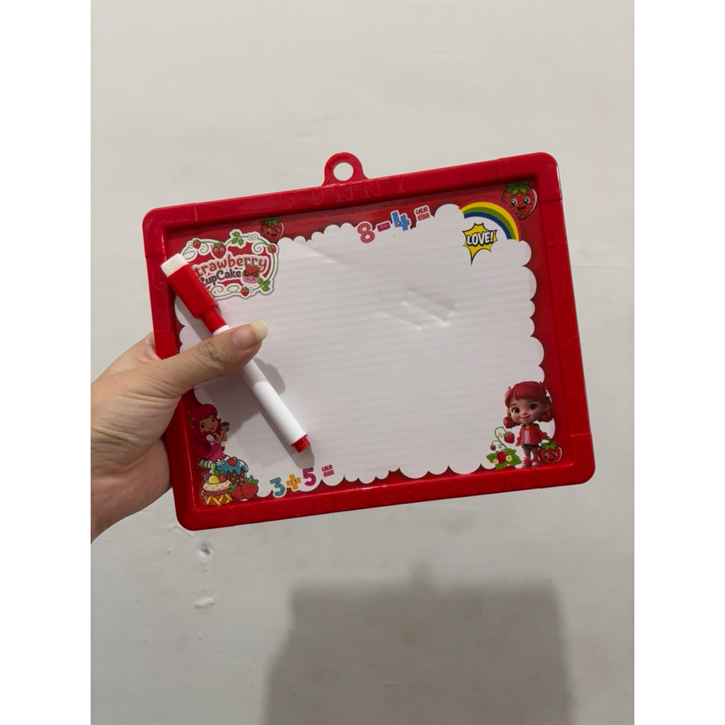 

Papan Tulis Anak Whiteboard Gambar Edukasi Anak White Board Mini Spidol Bisa Dihapus