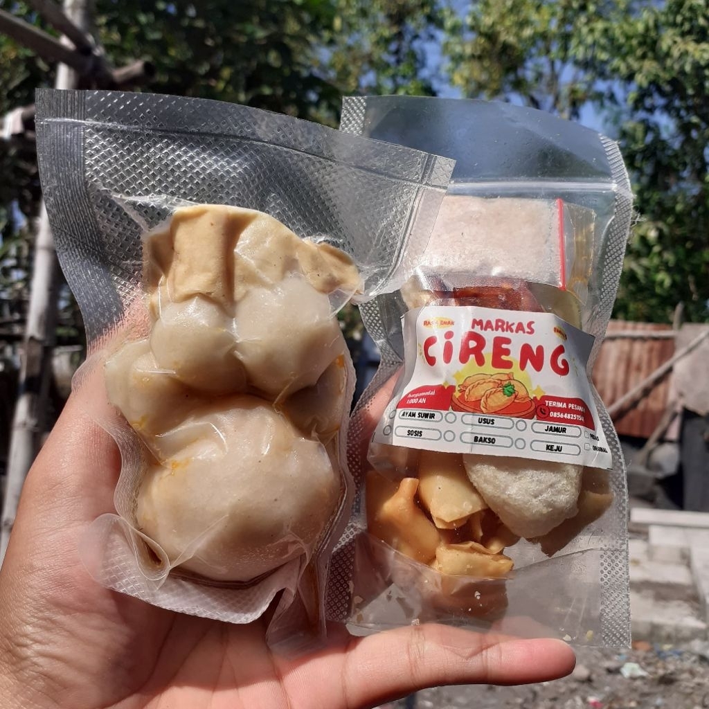 

BOCI Baso aci ayam suwir jumbo tahu aci baso aci sosis cuanki