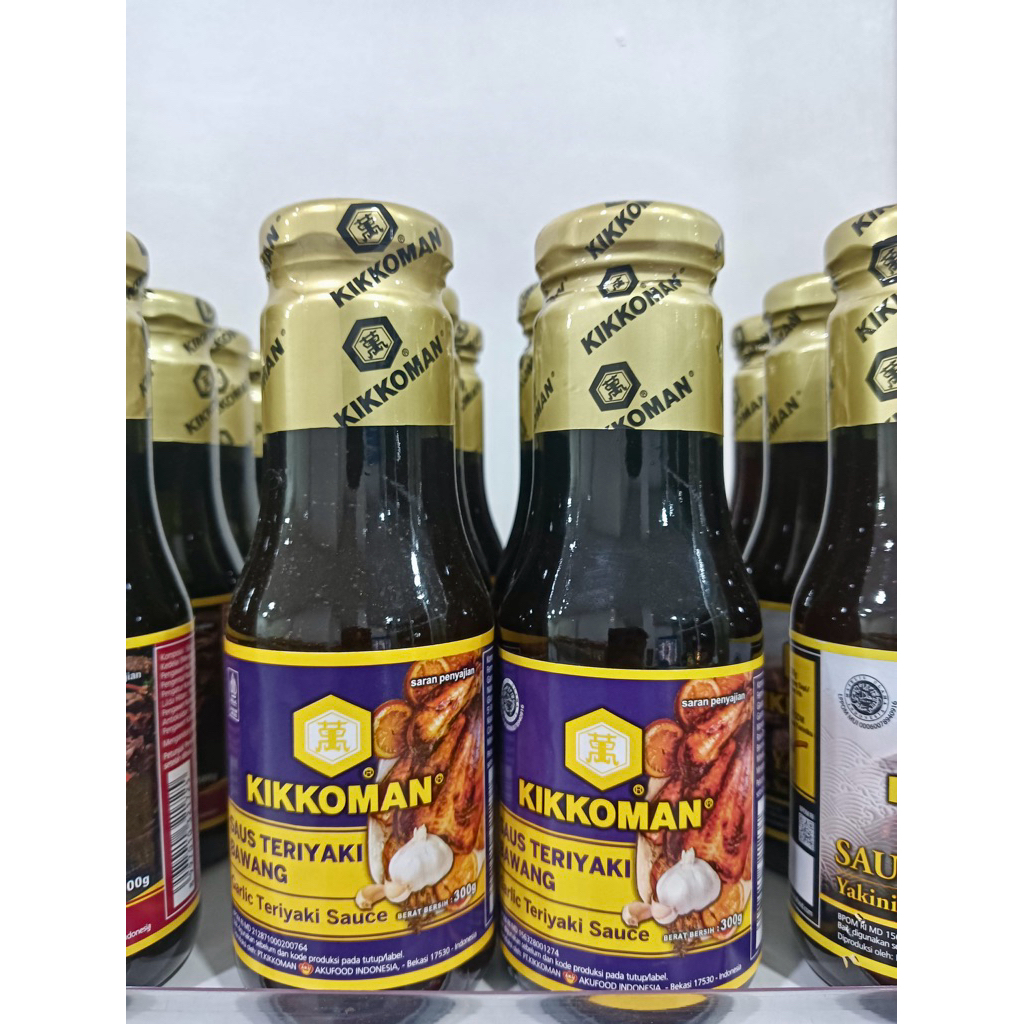 

Kikkoman Saus Terayaki Bawang / Garlic Terayaki Sauce 300g