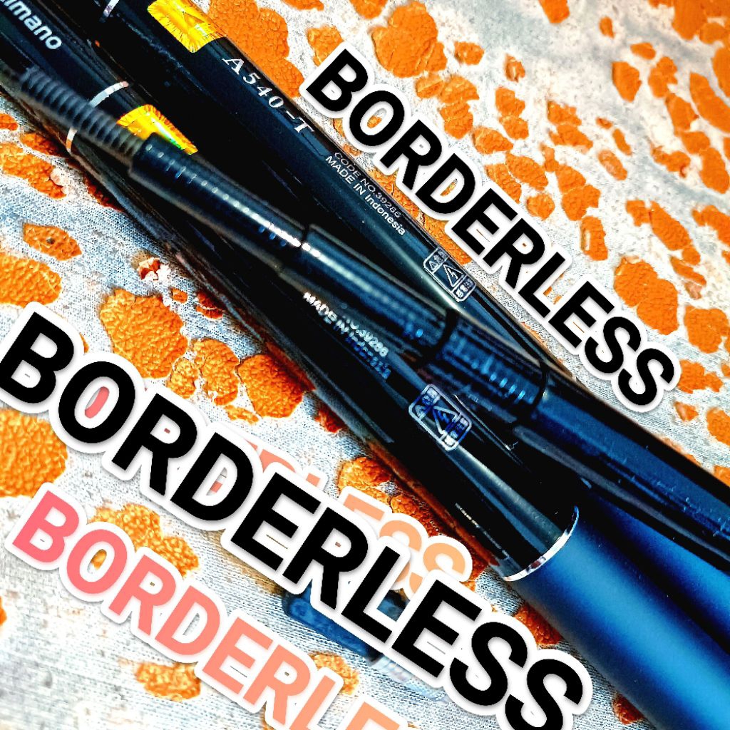 BORDERLESS Ruas Pendek tegek kaku tegek murah