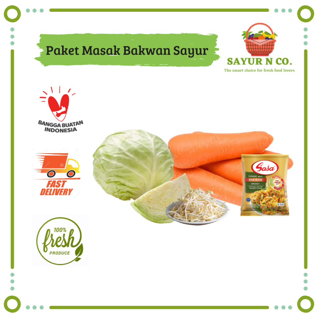 

Paket Sayur Bakwan Sayur | Sayur N Co Bekasi