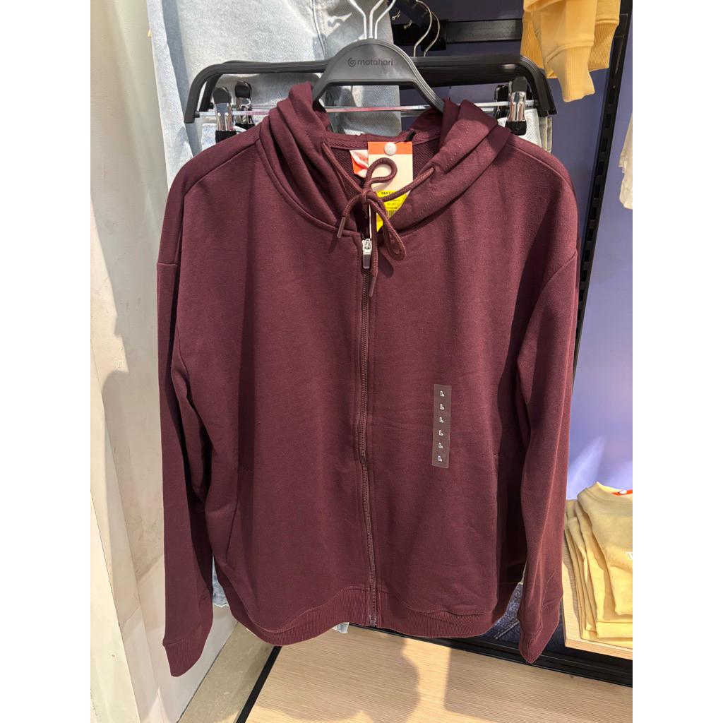 [100% ORIGINAL MATAHARI] JAKET CEWEK NEVADA RESLETING POLOS | JAKET HOODIE PEREMPUAN TERBARU