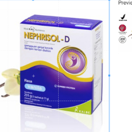 

Bundle 5 (LIMA) Box Nephrisol D Rasa Vanilla Cappucino