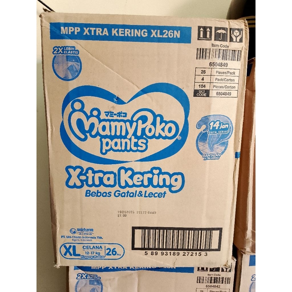 Mamypoko pants XL26 1 karton