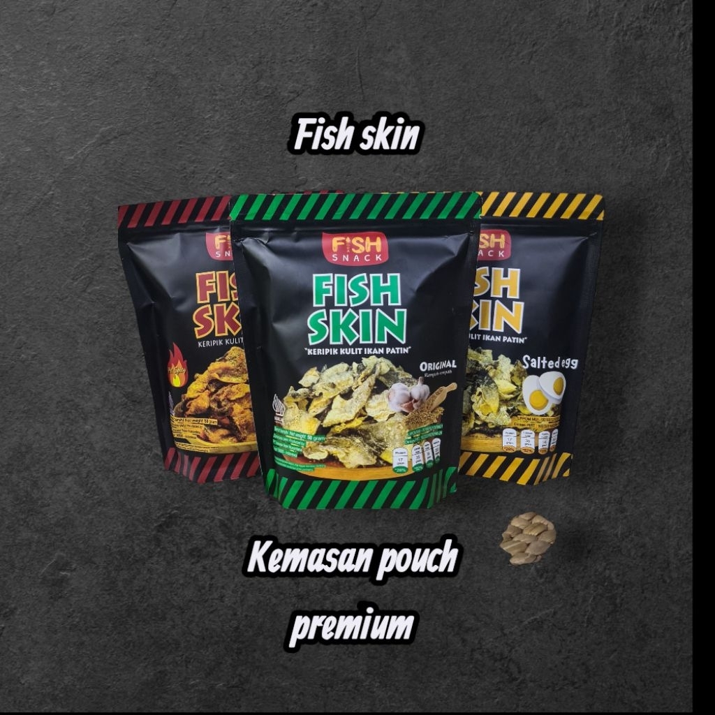 

Keripik Kulit Ikan Patin Kemasan Pouch