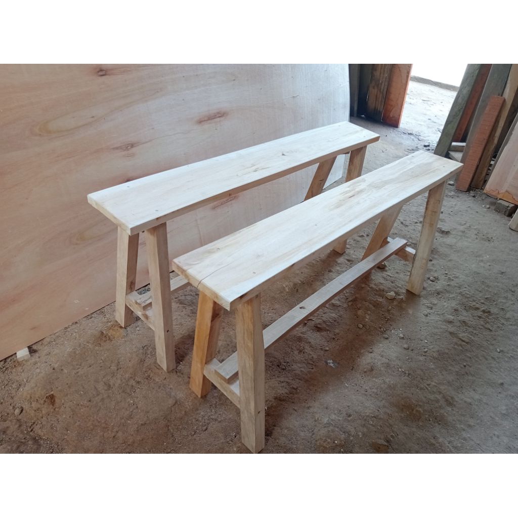 bangku / kursi kayu panjang