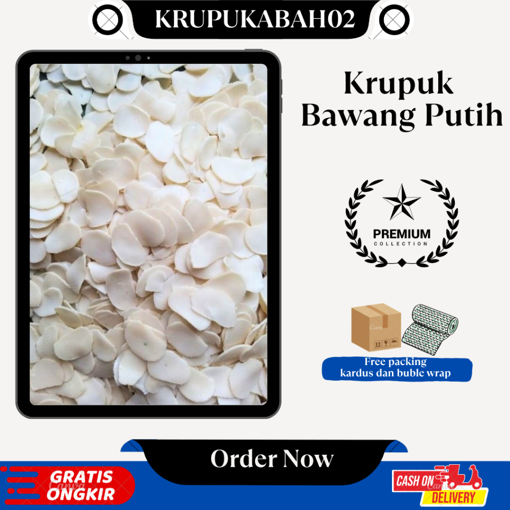 

Kerupuk Mentah Bawang Putih 500