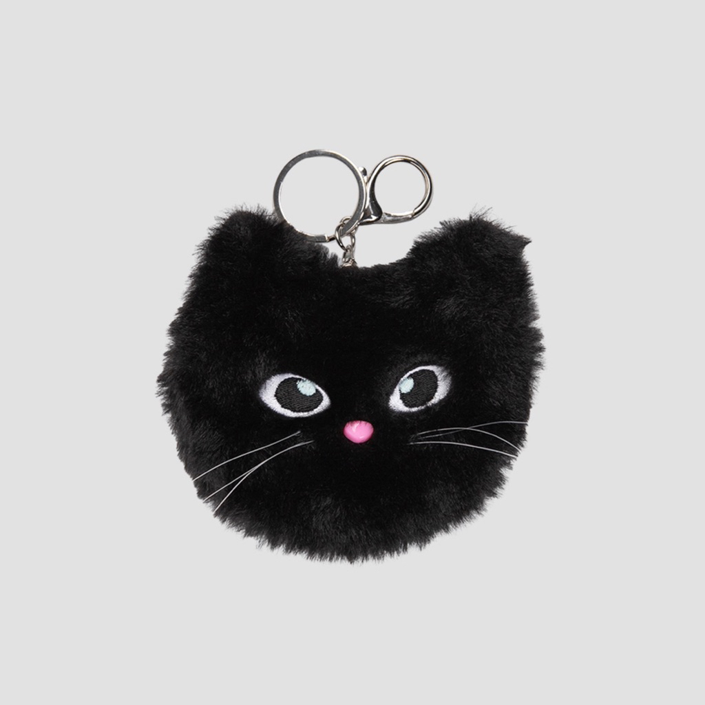[Ready Stock] ROLAROLA ROLA CAT FRIENDS POUCH KEYRING BLACK