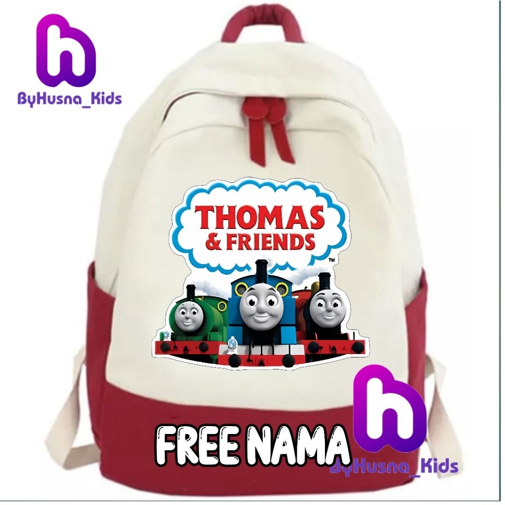 THOMAS AND FRIENDS TAS RANSEL ANAK THOMAS AND FRIENDS TAS ANAK CEWEK COWOK CUSTOM