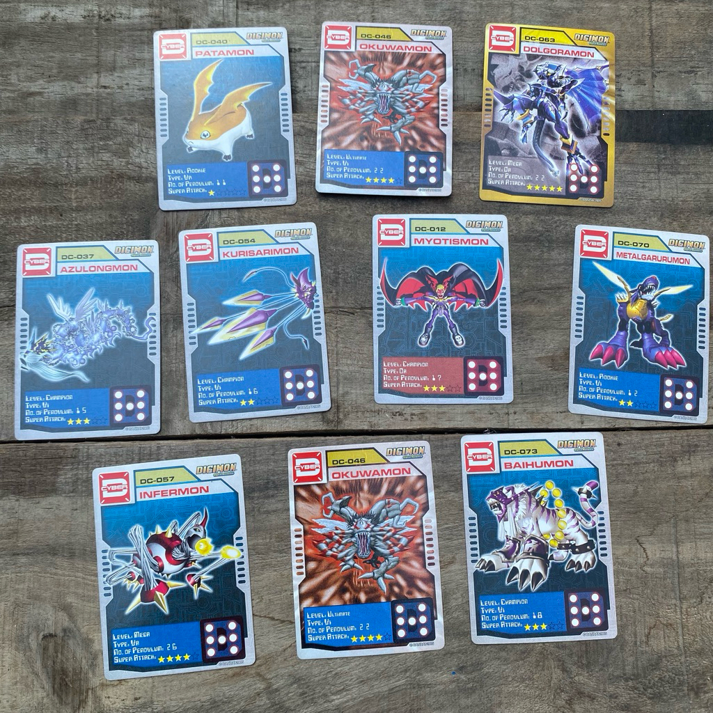 Kartu Digimon Bandai 2005