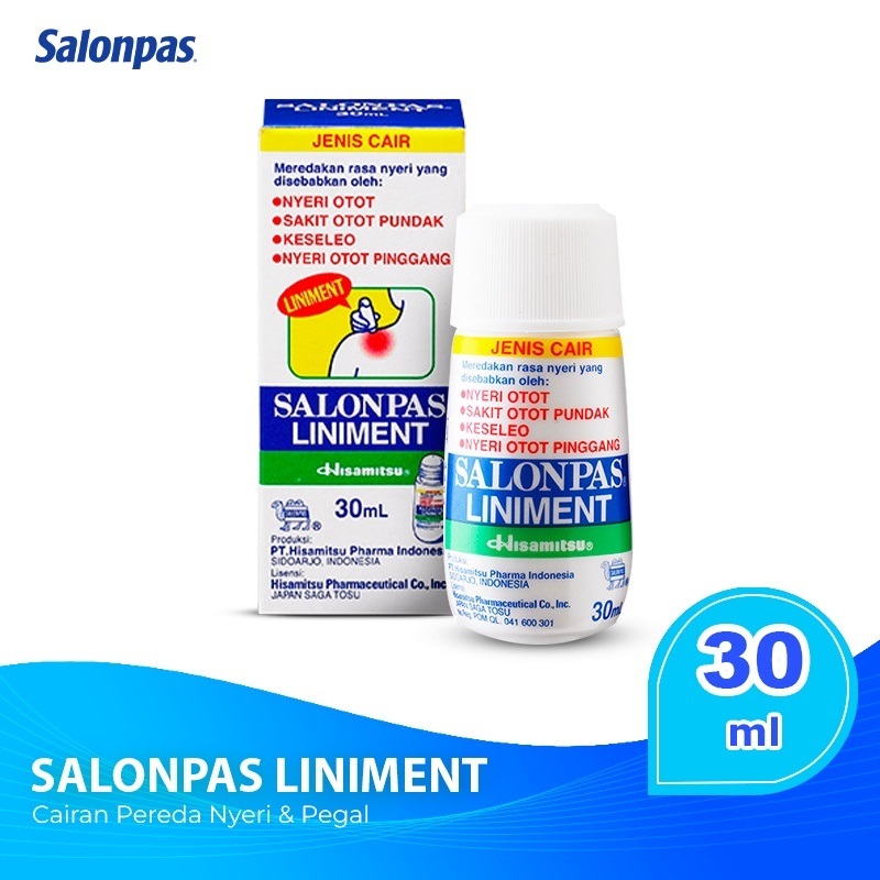 Salonpas Liniment Cair 30 mL Box 30mL