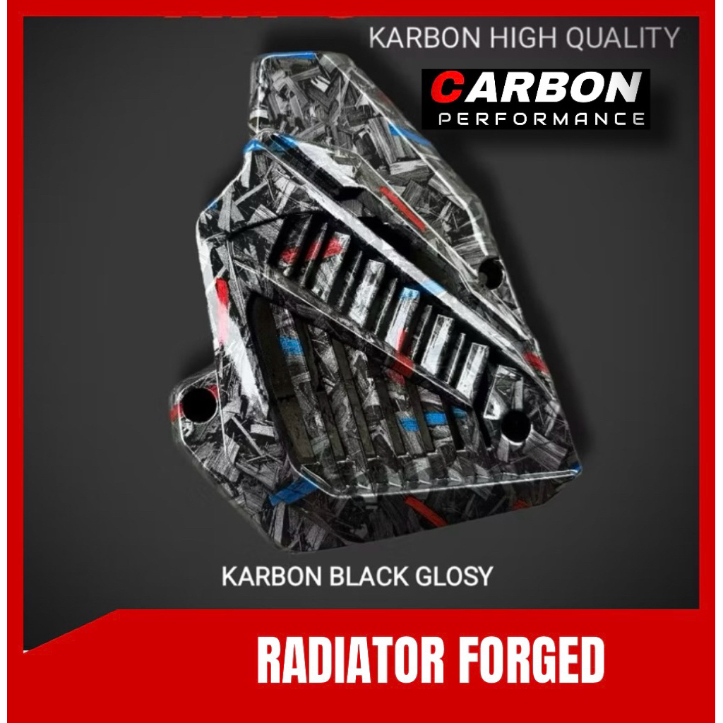 tutup radiator vario carbon Forged wtp radiator vario 125 150 carbon forged