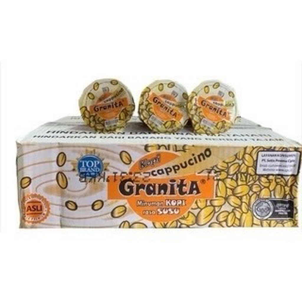 

kopi susu granita 1 dus isi 24 cup