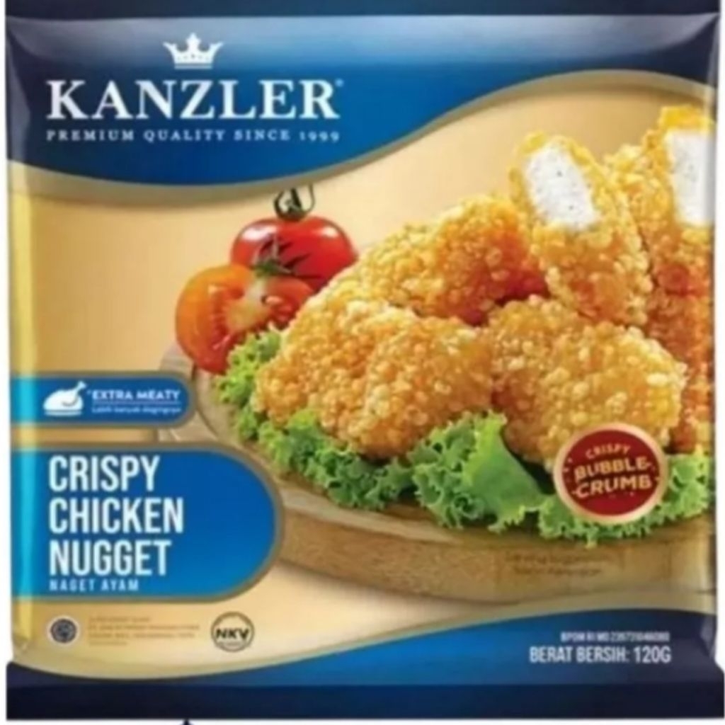 

Kode G. Nugget Crispy Kanzler 120 Gr