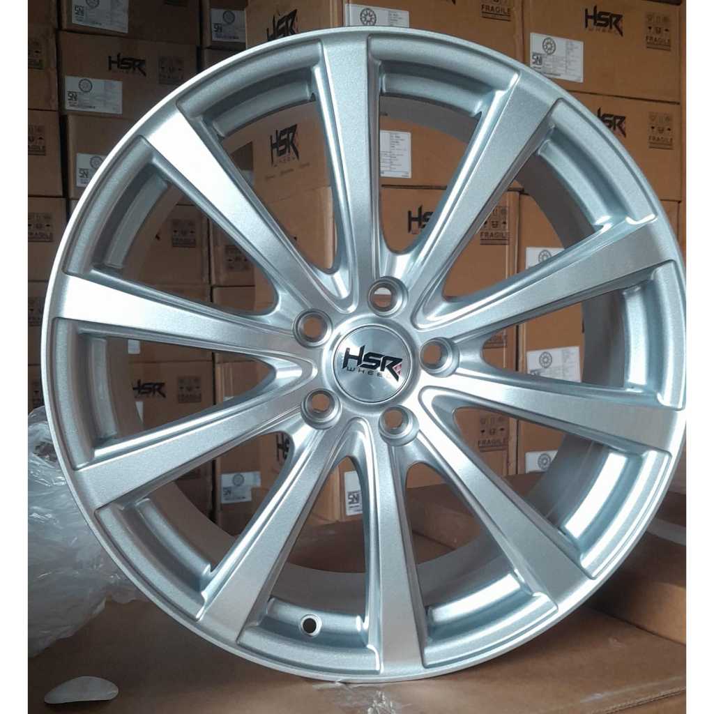 VELG MOBIL CHERY J6,CHERY TINGGO 8 PRO,CHERY OMODA 5 HSR KISAR R18 PCD 5X108 SILVER