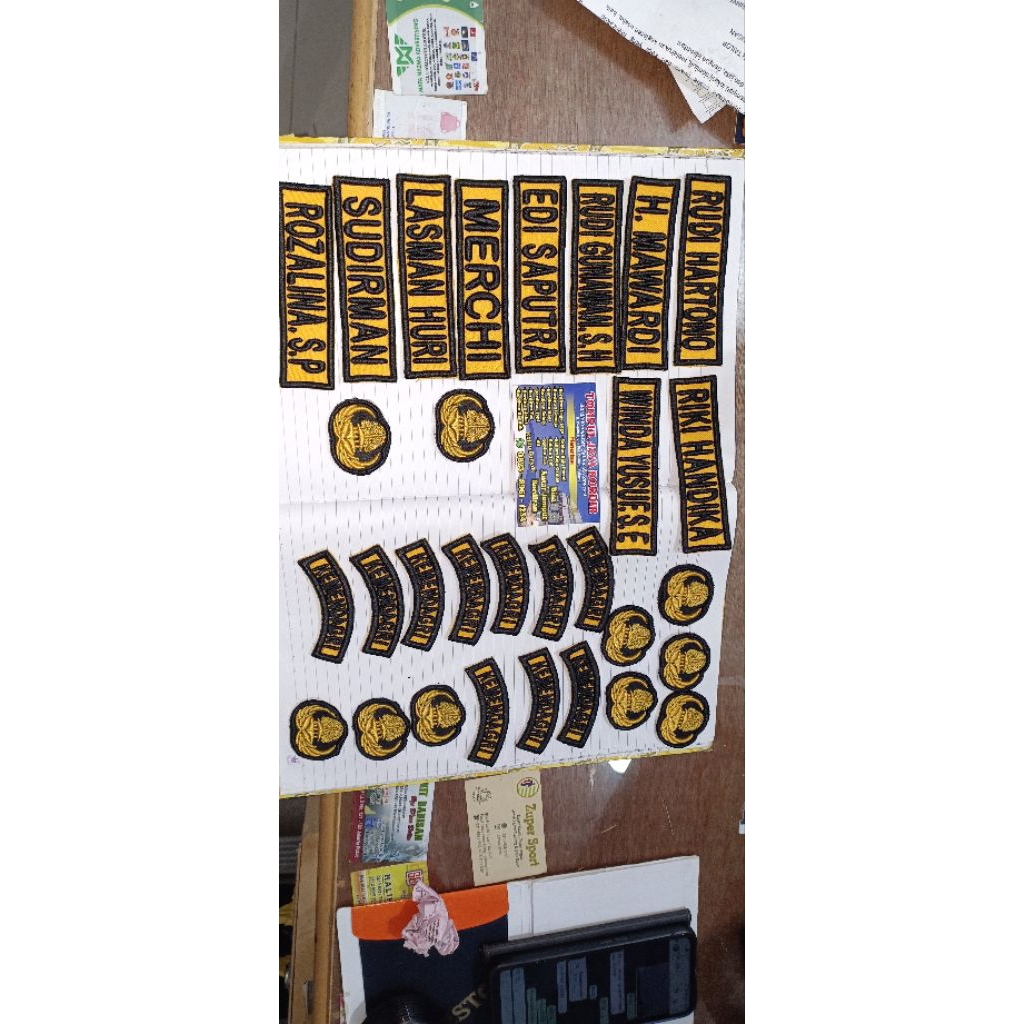 bordir timbul korpri 3d