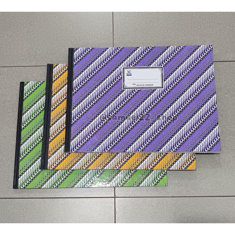 

Buku Double Folio Hard Cover / Hardcover 100 lembar GELATIK KEMBAR