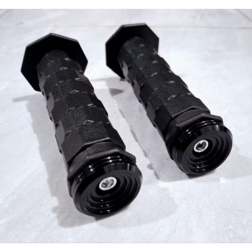 Paket handgrip octagon set jalu heng spiral cnc import universal semua jenis motor kualitas terbaik 
