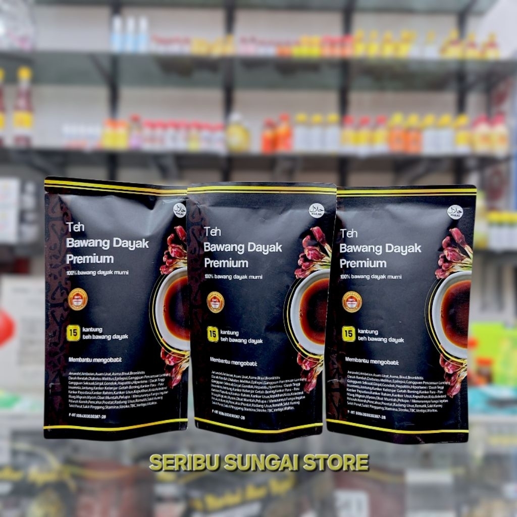 

TEH CELUP HERBAL BAWANG DAYAK MURNI 100% ISI 15 KANTONG| mengobati asma,migrain,kolestrol dll