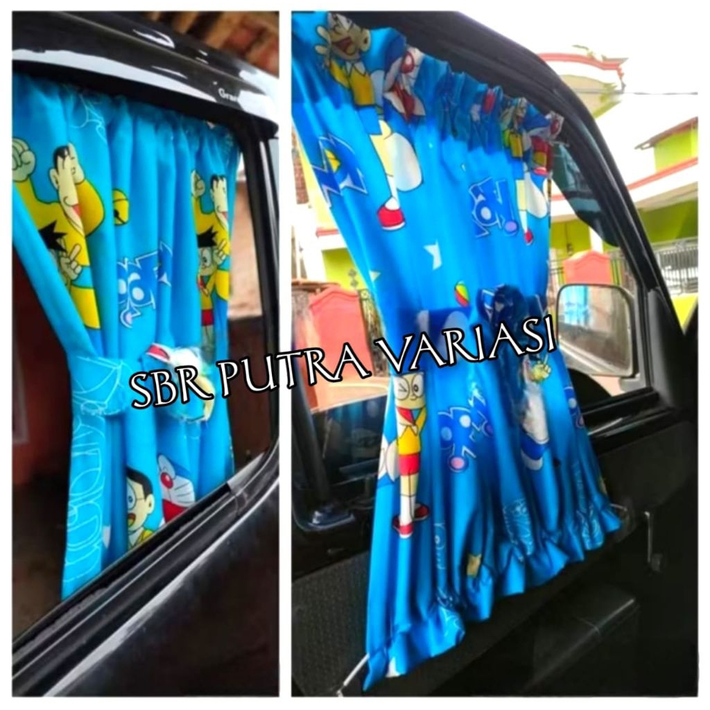 gorden mobil kaca samping/Gorden mobil pick up Truk canter Hino Fuso / Tirai pintu mobil / gorden mo