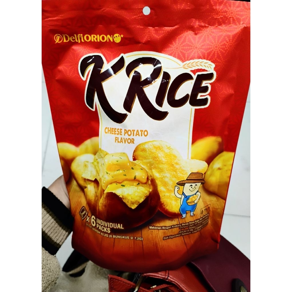 

Delfiorion Krice Rasa Cheese Potato 43.2Gr (Isi 6 Bungkus)