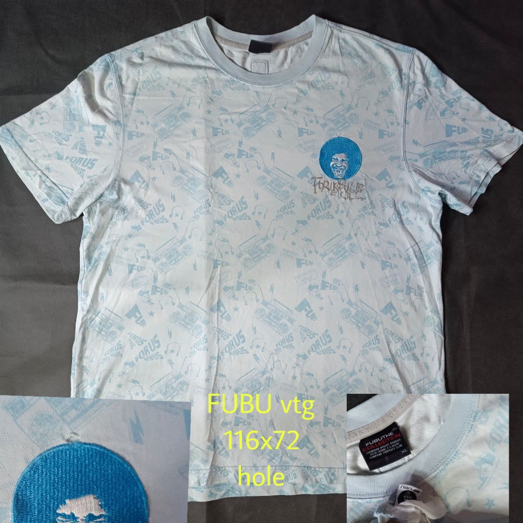 kaos vtg full print FUBU