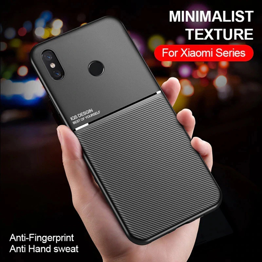 Case Xiaomi Redmi Note 5 7 8 8 Pro Redmi 10 Premium Case Carbon Fiber Magnetic IQS Design