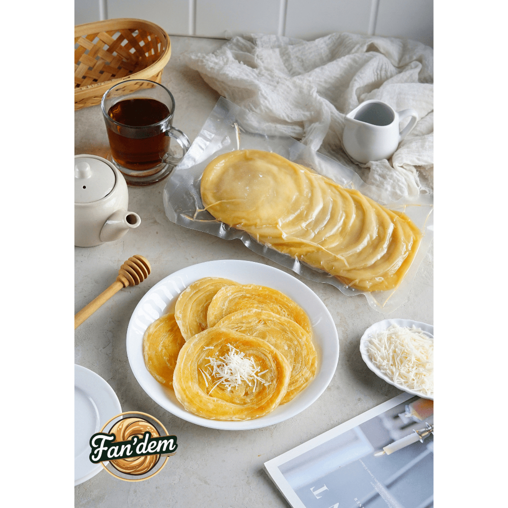 

Roti Maryam / Roti Canai / Roti Cane Frozen Rasa Keju Isi 10 Pcs