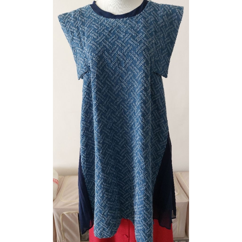 preloved outer dress tunik jeans