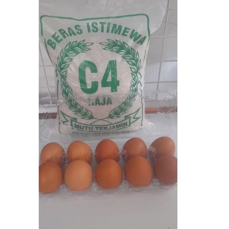

PAKET SEMBAKO BERAS 2.5 KG PULEN,BERSIH DAN TELUR ISI 10PCS