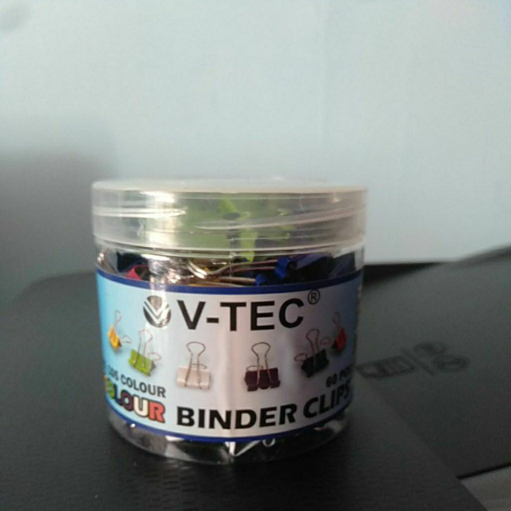 

BINDER CLIPS NO. 105 COLOUR