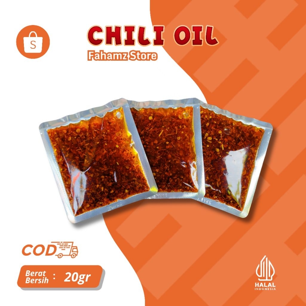 

Chili Oil Sachet / Minyak Cabai 20gr Halal by Fahamzstore