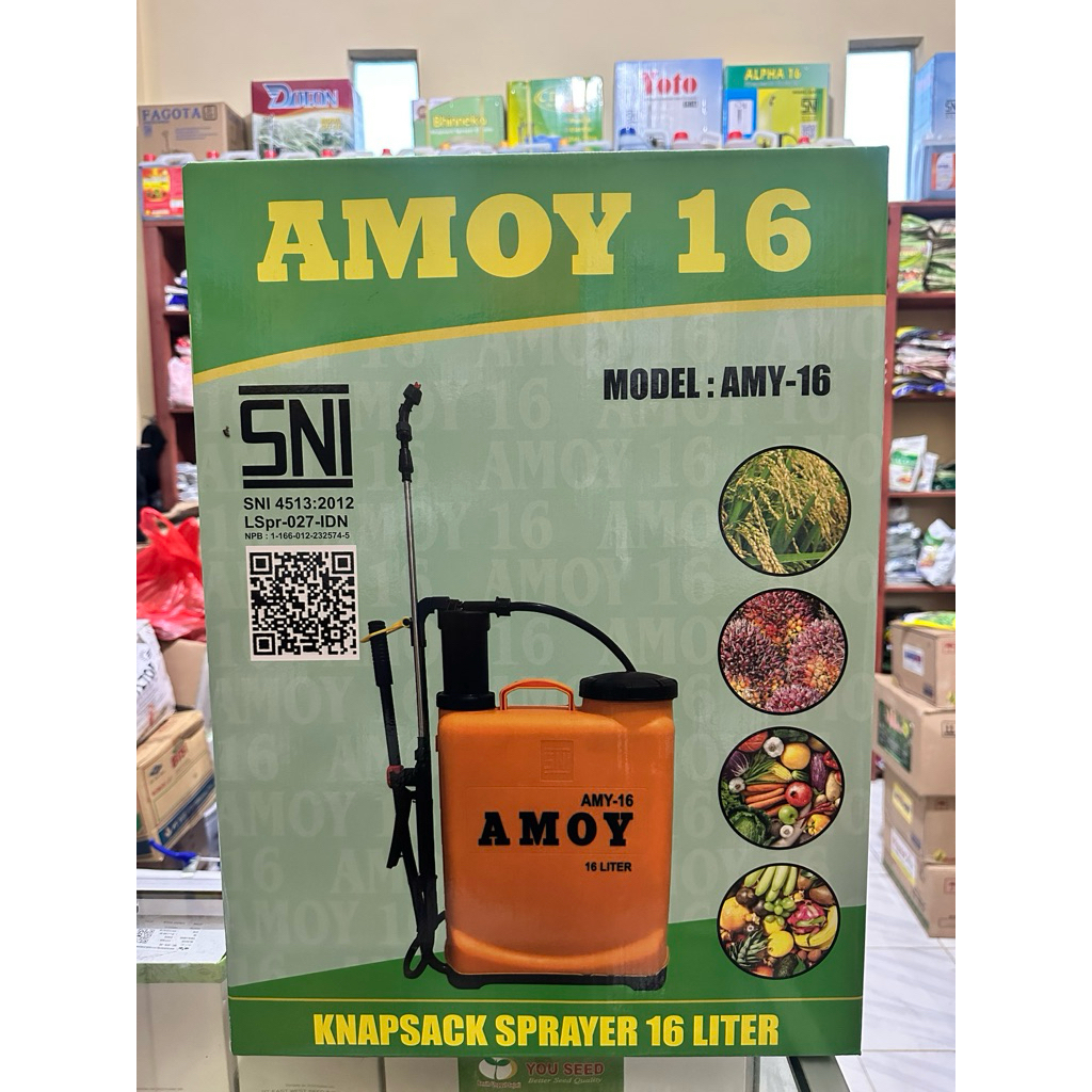 TANGKI SEMPROT AMOY 16 Liter SNI - SPRAYER MANUAL AMOY -ALAT SEMPROT MANUAL 16 Liter