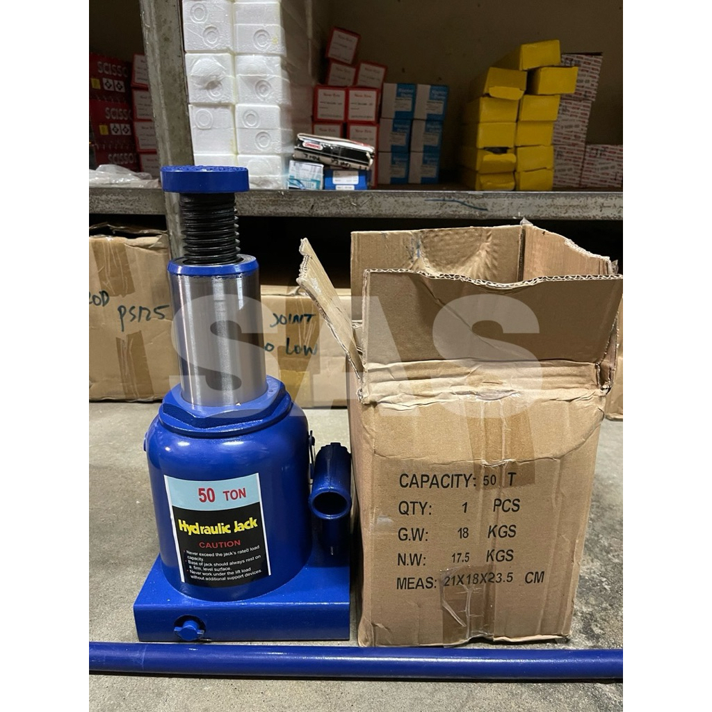 DONGKRAK BOTOL 50 TON 50TON HYDRAULIC JACK BODY PENDEK ULIR