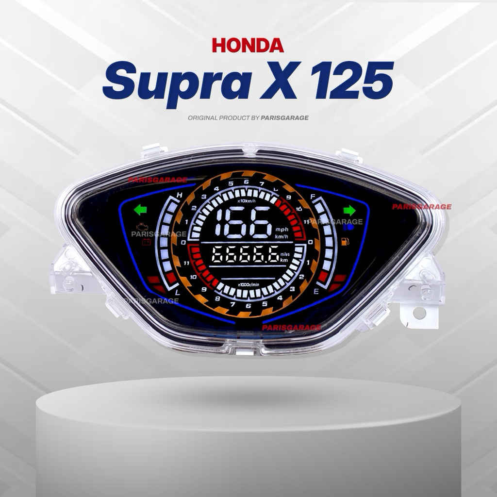 Spedometer Digital Supra X 125 Socket PNP / Speedometer Digital Supra X 125 KPH PNP