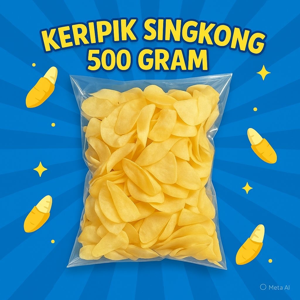 

Keripik Singkong Super Renyah 500 Gram – Camilan Gurih Tradisional dengan Porsi Besar untuk Keluarga