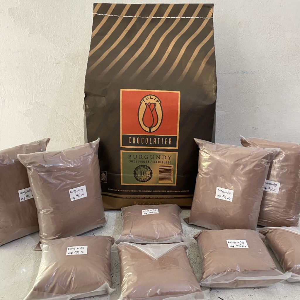 

Tulip burgundy cocoa powder 100 gram | cokelat bubuk tulip | tulip burgundy