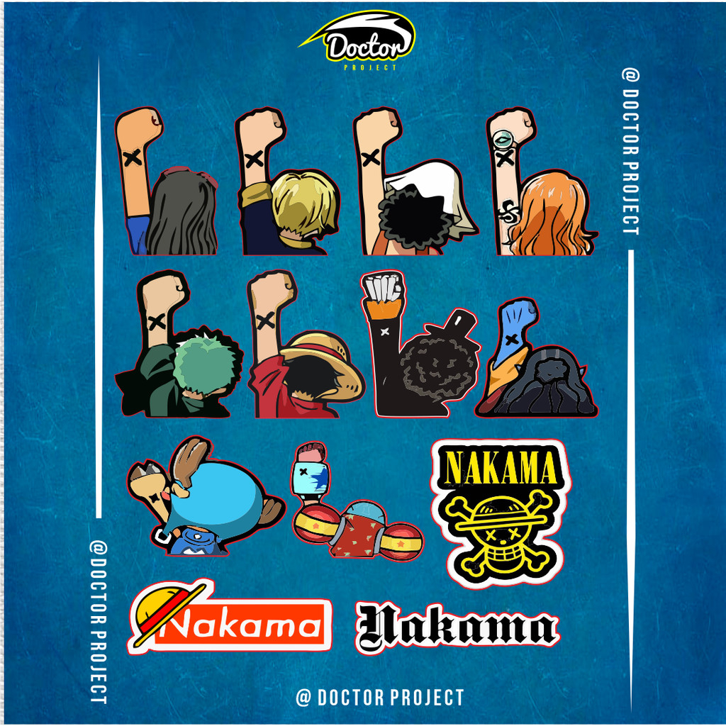 

JP STIKER PACK ISI 20 PCS STICKER LOGO BRAND ONE PIECE LUFFY GEAR 5 AESTHETIC UNTUK CASE TUMBLER HP LAPTOP DLL ANTI AIR