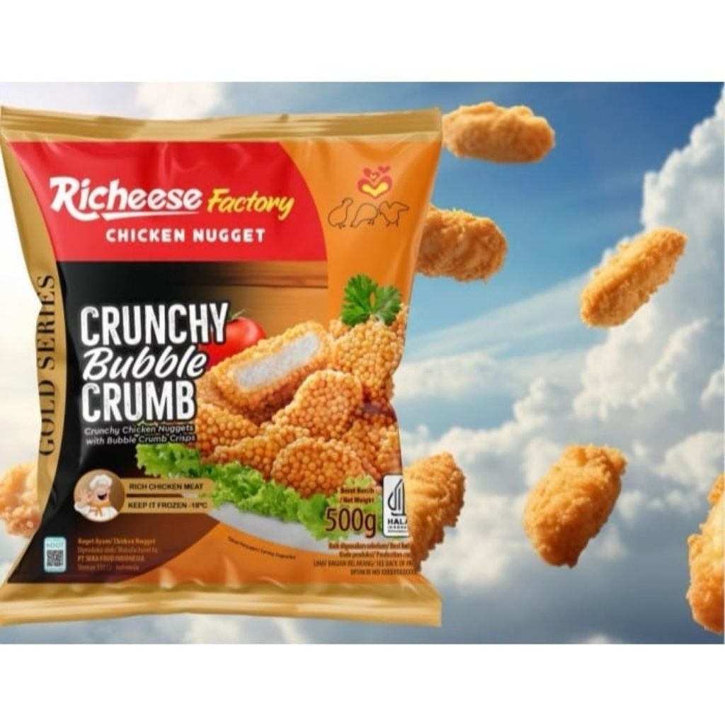 

Nugget Richeese Crunchy Bubble Crumb 500gr