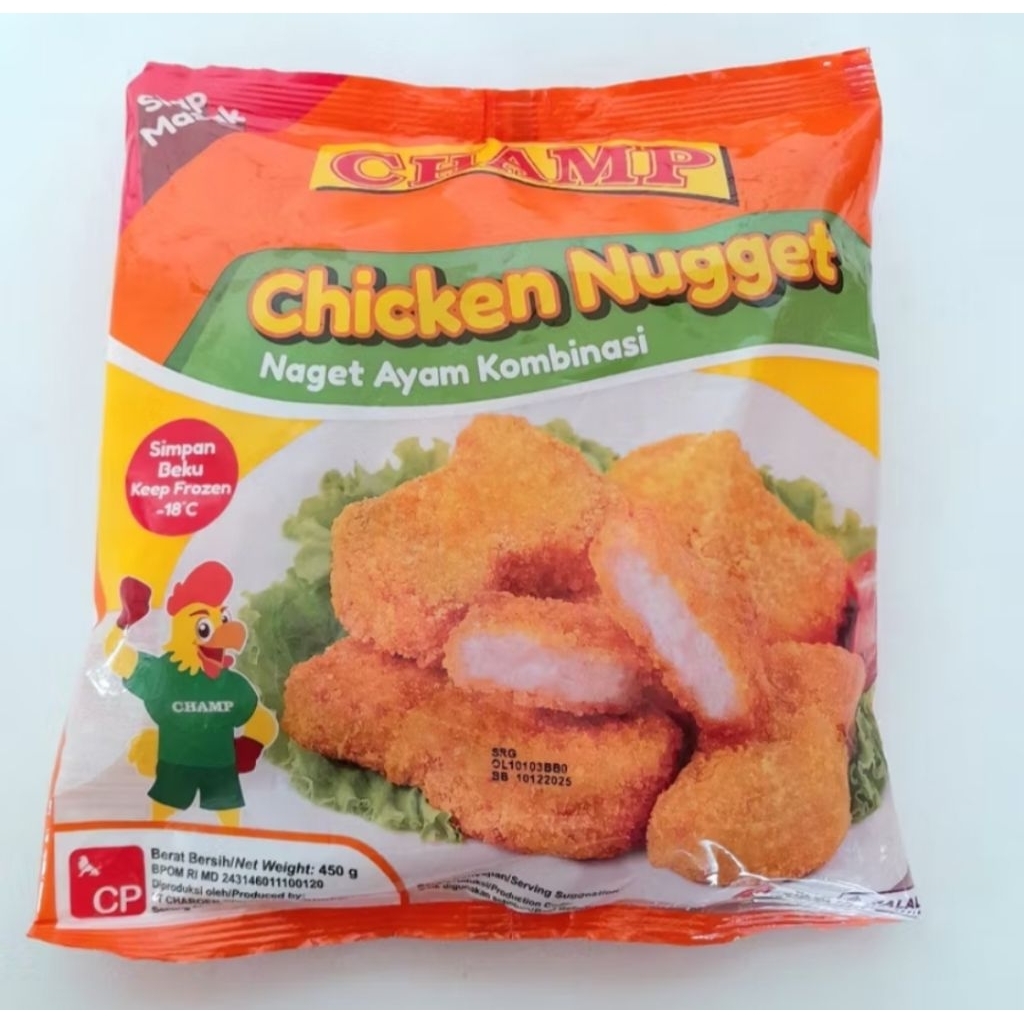

Champ Chicken Nugget 450gr