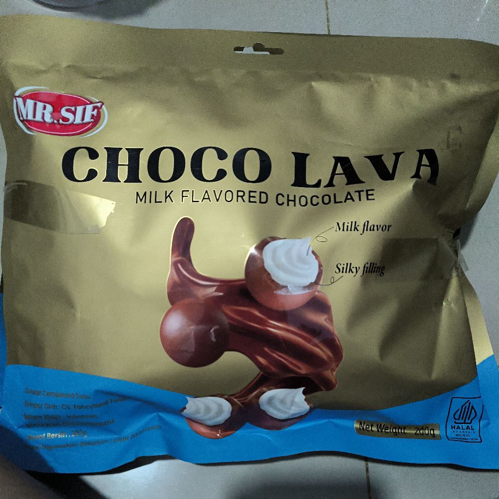 

MR. SIF choco lava milk flavored chocolate