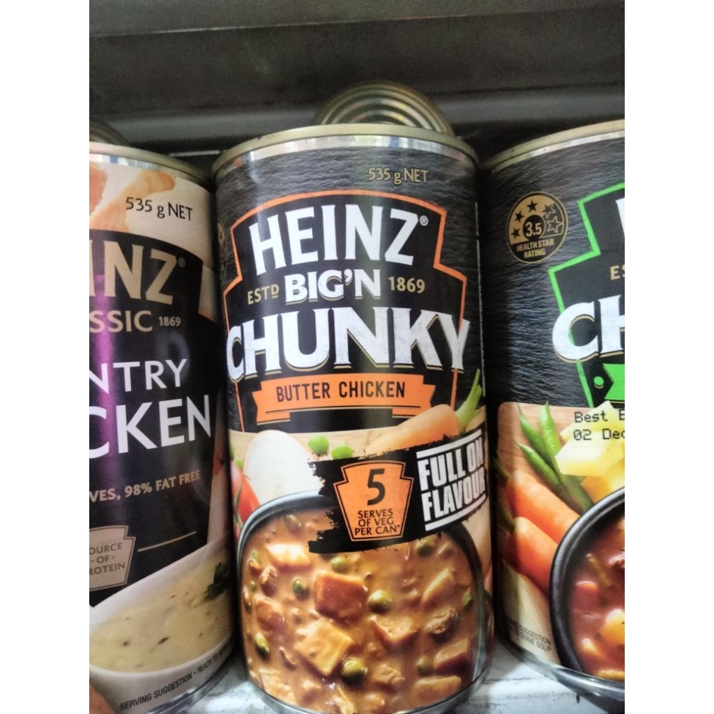 

Heinz sup sayuran dengan ayam