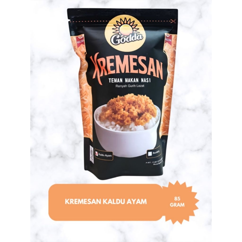 

Kremesan Godda 85 gr – Topping Renyah Gurih, Gluten Free, Halal, Siap Makan