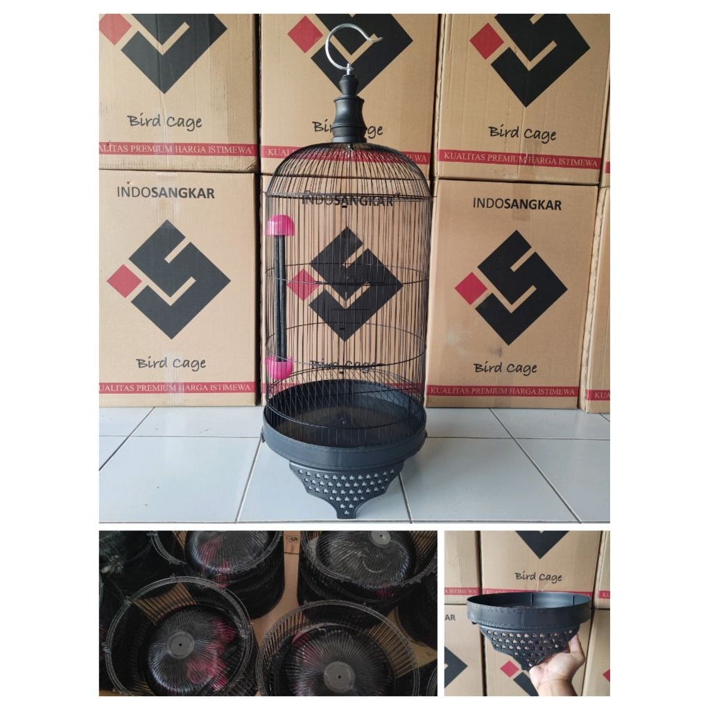 Pureblies_ Sangkar Lovebird 1 Dus Isi 10 Hitam Badman D33 Eka Singojuruh