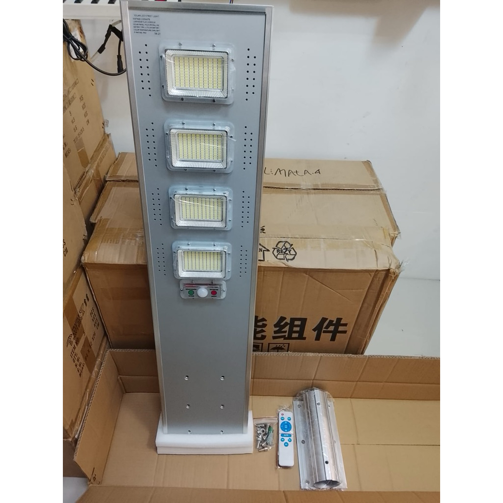 lampu jalan solar cell 400 watt 400w lampu jalan pju solar panel 400 watt PJU all in one 400w