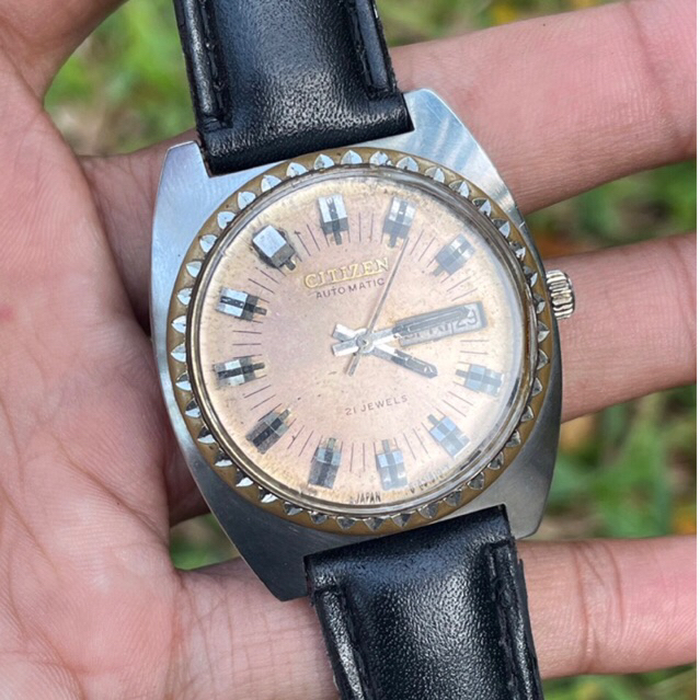 jam tangan vintage Citizen President Automatic Japan Original Jadul kuno antik pria wanita fashion c