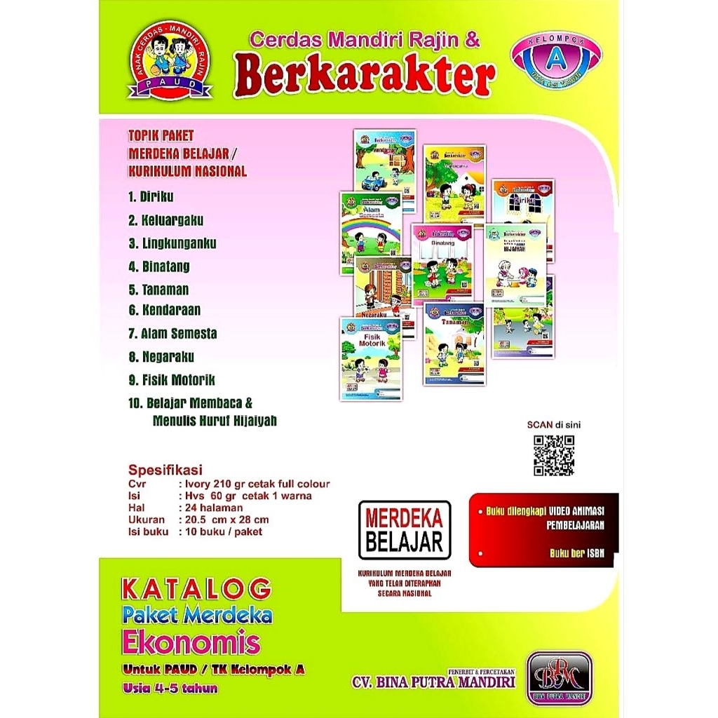 

Buku Paket Paud & Tk Kurikulum Merdeka