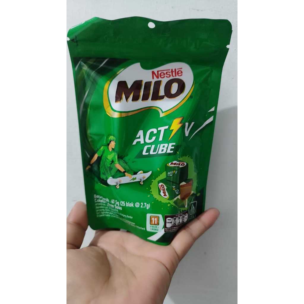 

Nestle Milo Activ Cube Pouch Isi 25