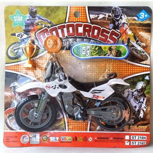 Mainan motor cross piala dan skateboard - MOTOCROSS ST 2187