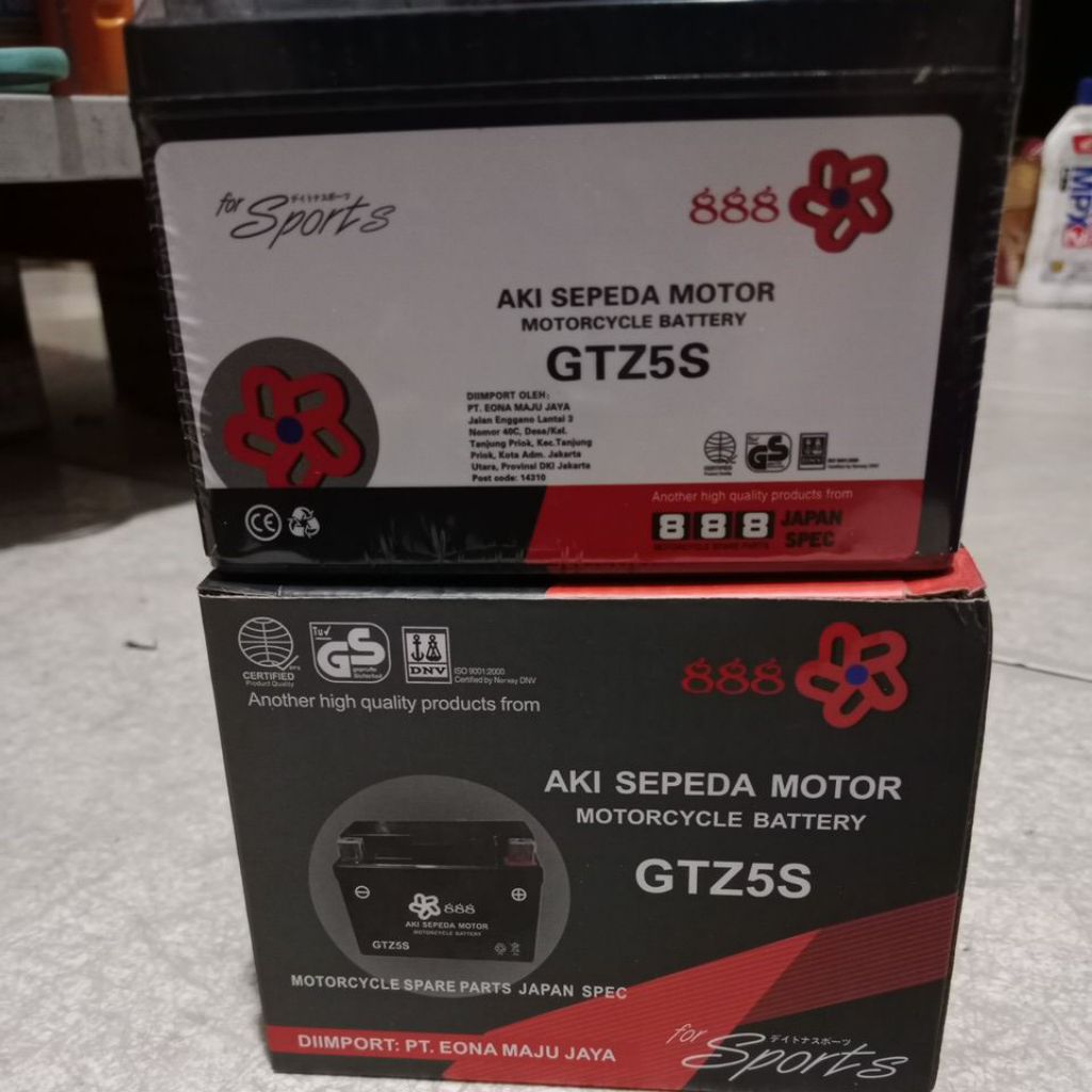 aki gtz5s full kering